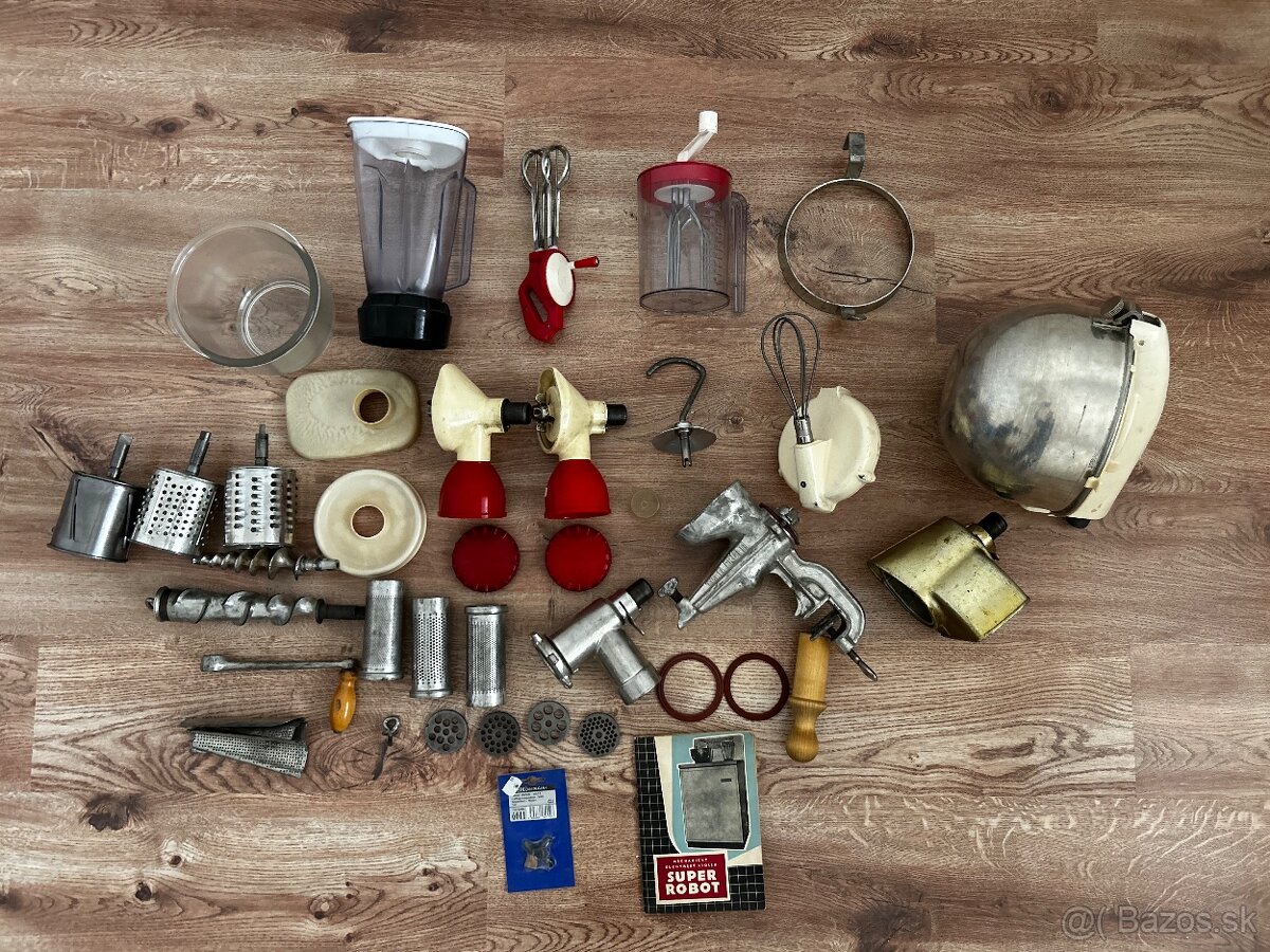 RETRO kuchynský robot SUPER ROBOT E26 + príslušenstvo - 6