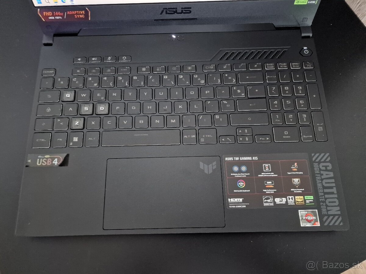 Herný Asus TUF Gaming A15 RTX 4060 - 6