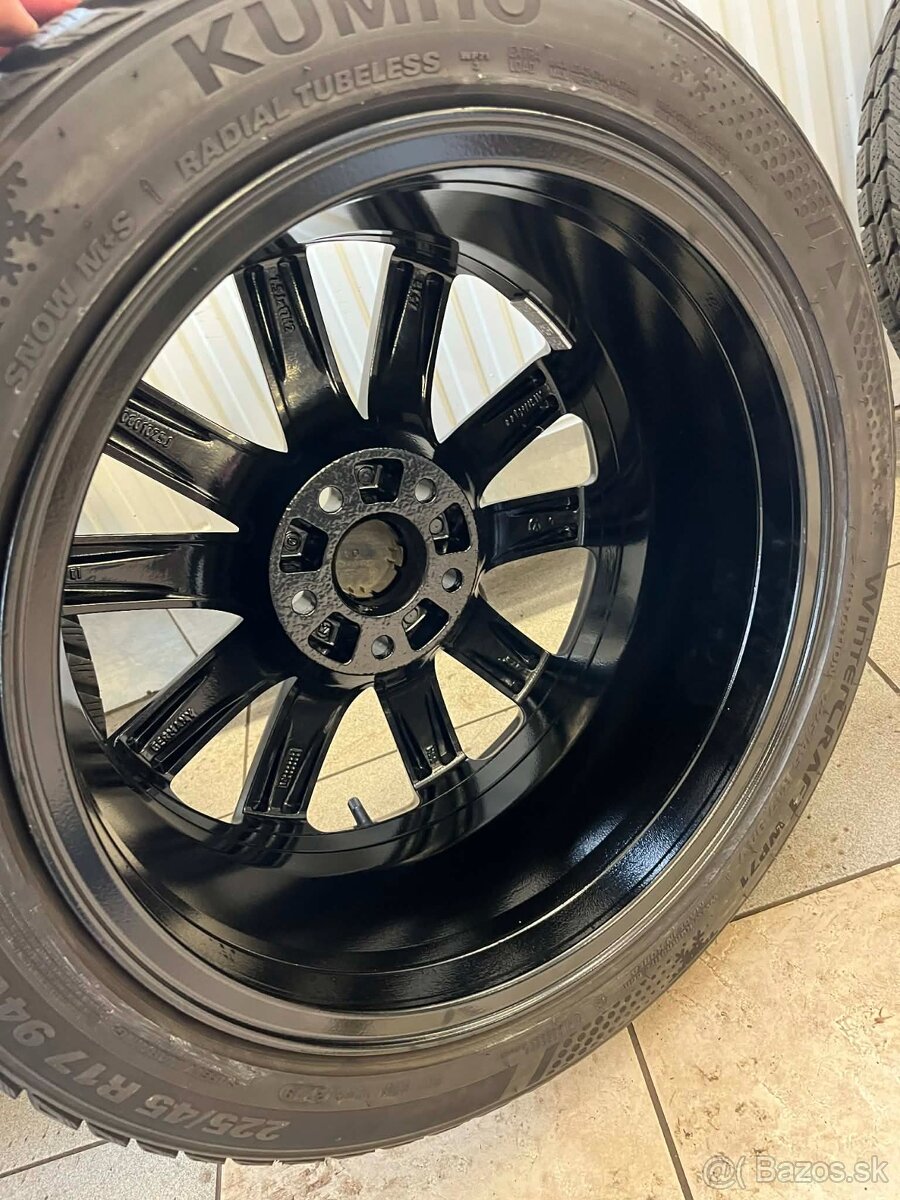 Elektróny Volkswagen 5x112 R17 komplet aj zo zimnými pneu - 6