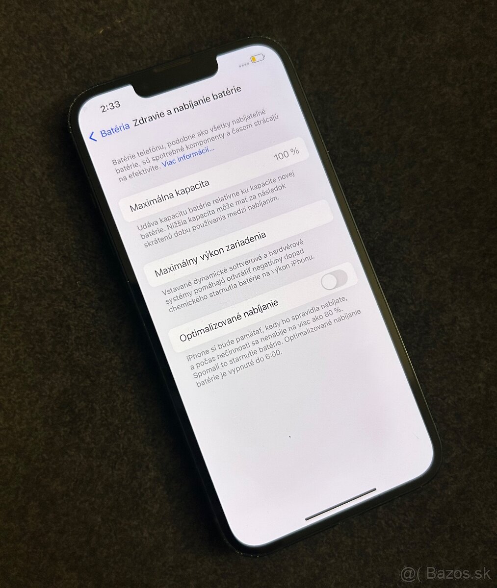 iPhone 13 256GB midnight - 100% batéria - 6
