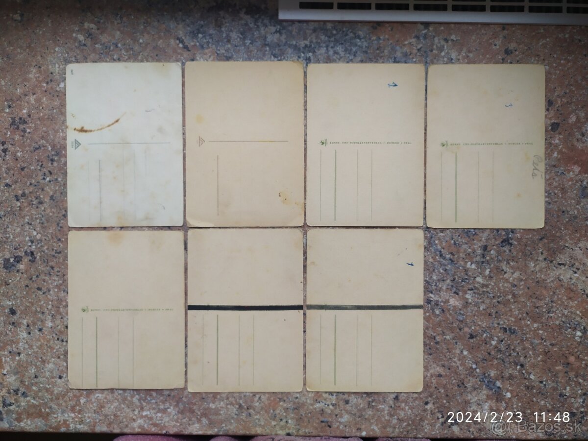 PREDÁM VEĽMI STARÉ POHĽADNICE. Č.2 - 6