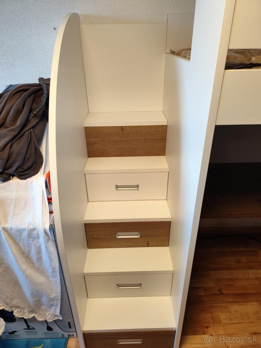 Poschodová posteľ so stolom - 6