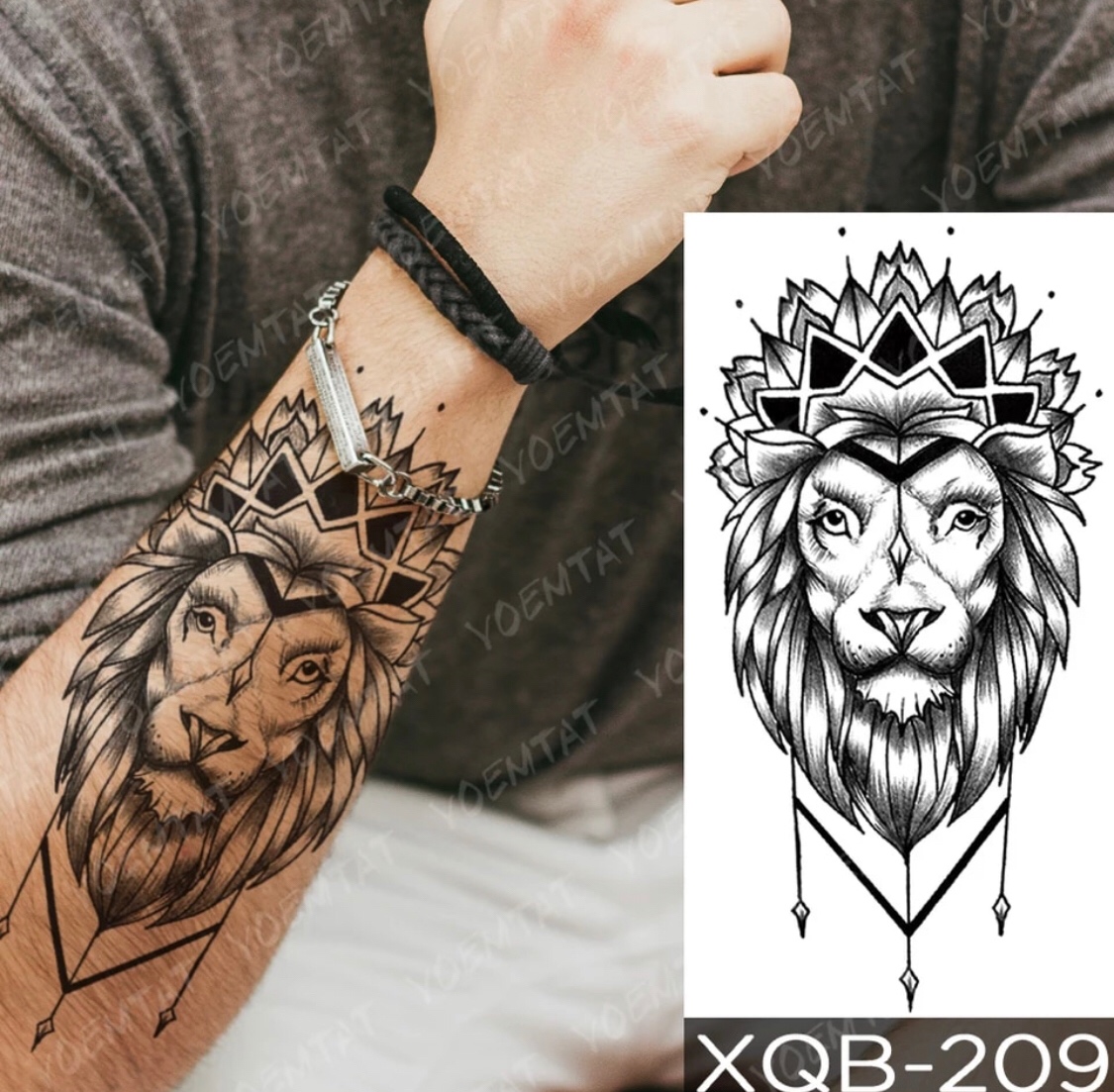 Vodeodolné dočasné tetovanie - 6