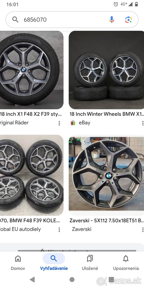 BMW 6856070 ORIGINAL Disk X1 - 6