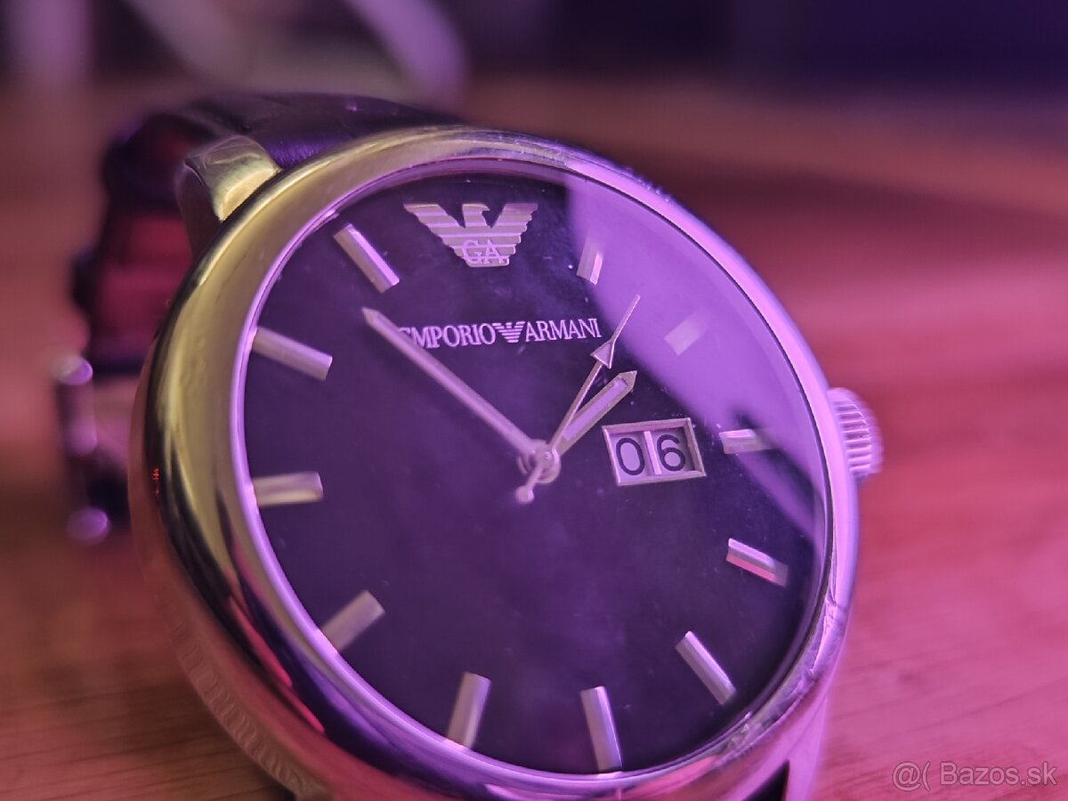 Značkové pánske hodinky originál Armani (vodotesné 5ATM) - 6