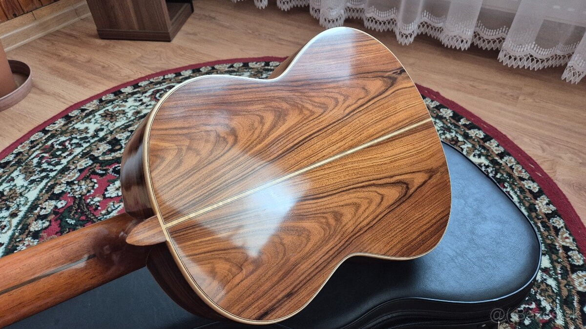 Guiseppe Guagliardo ručne vyrobená klasická gitara s kufrom - 6