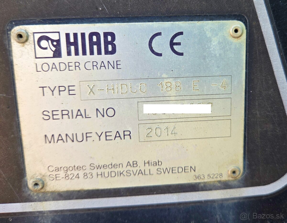 2008 Renault 6x4 +HR(2014) HIAB 188 jeřáb s radio valník 32t - 6