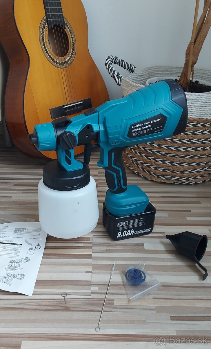 Striekacia Aku pištoľ, pre batériu Makita 18V,tryska-NEW. - 6