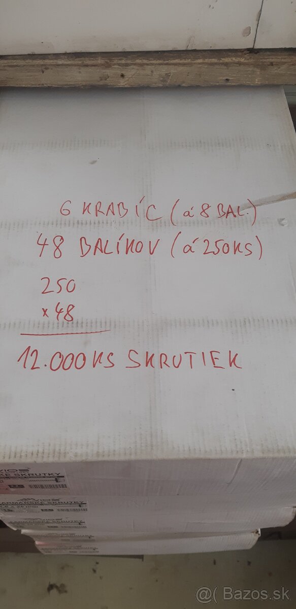 Farmárske skrutky 4,8x35 RAL 1002 - 6