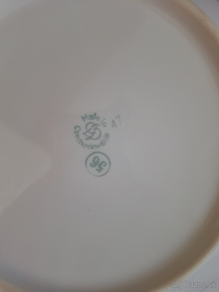 Obedová porcelánová súprava-ČESKOSLOVENSKO - 6