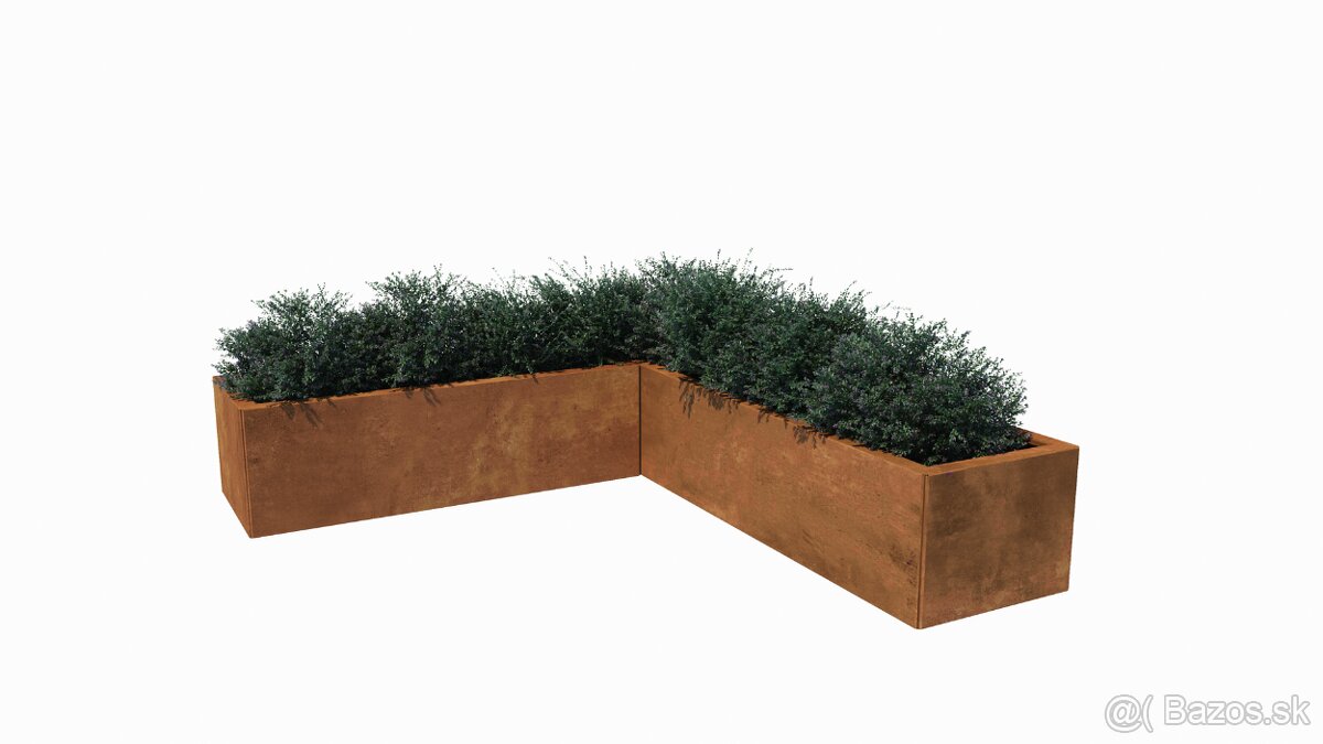Corten kvetináč / vyvýšený záhon / kvetinac/ zahon /CORTEN - 6