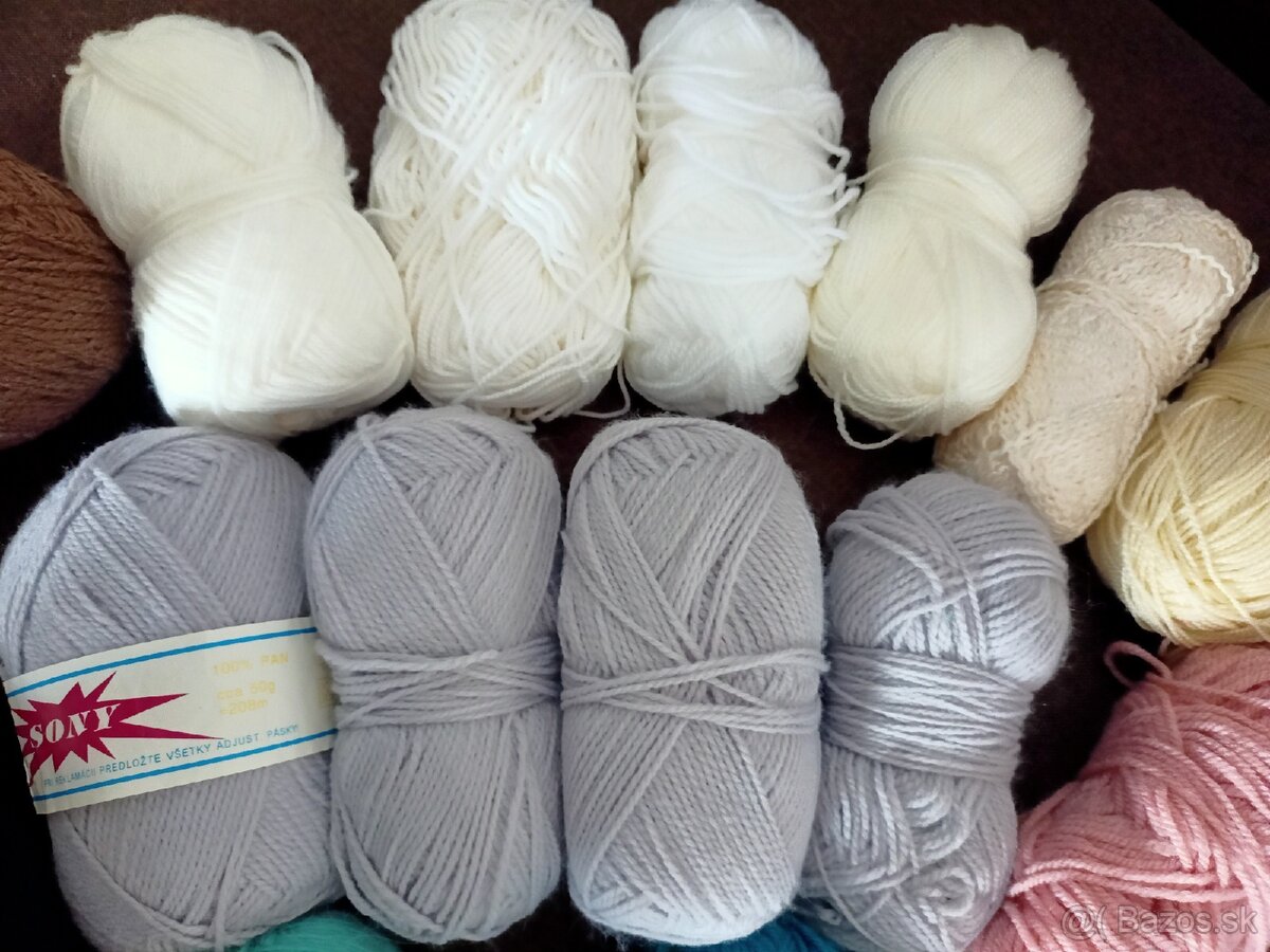 Vlna na pletenie + ihlice - 6