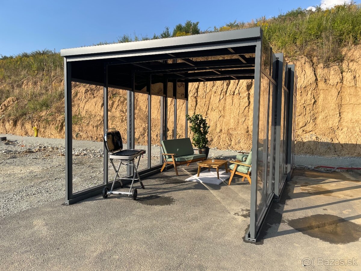 Prístrešok pre auto a pergola v jednom - 6