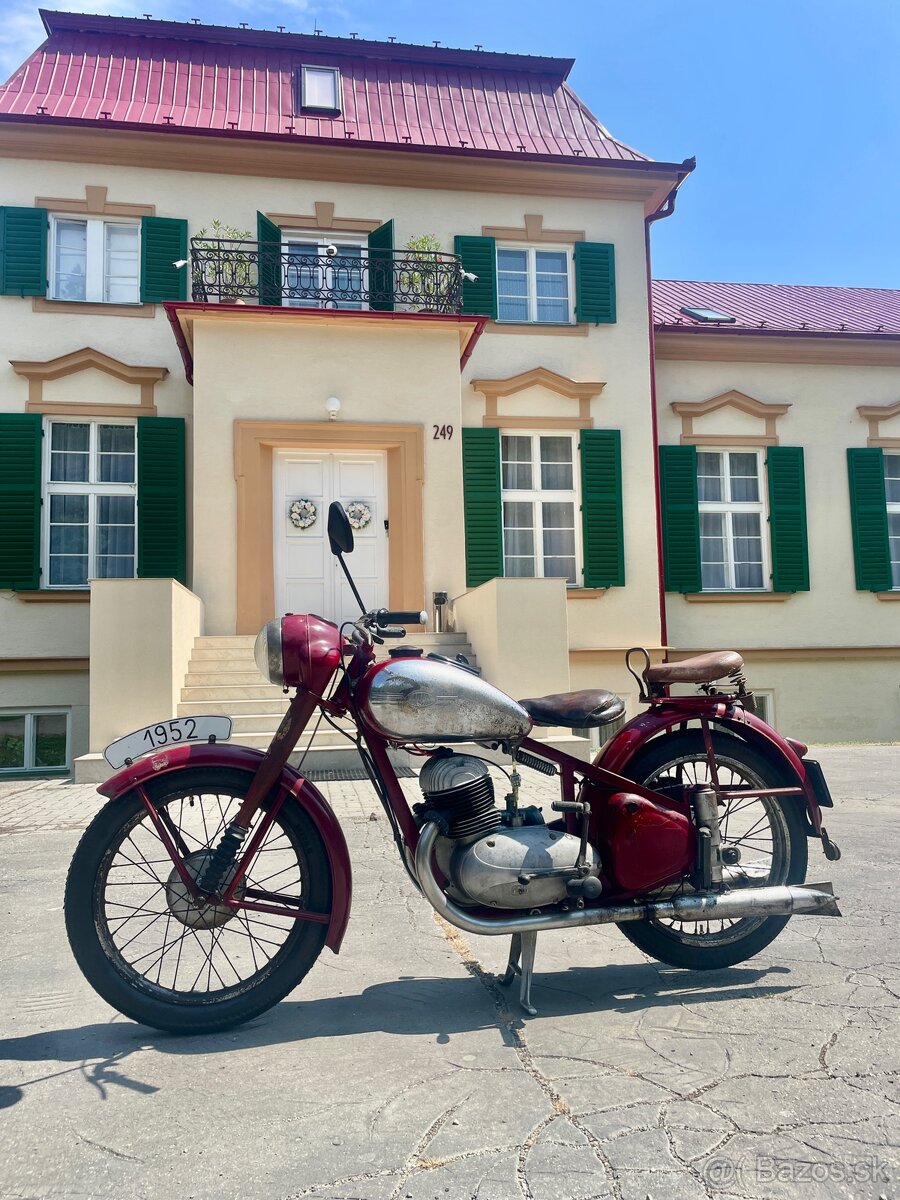 jawa perak 350 povodny autenticky stav s tp - 6