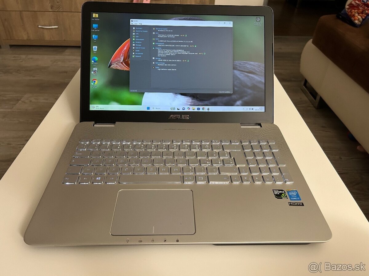 Luxusný Asus N551 s i7,16gb ram,GTX 950m a SSD diskom - 6
