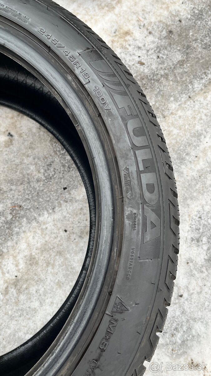 ❄️Zimné 245/45 r18 zánovné - 6