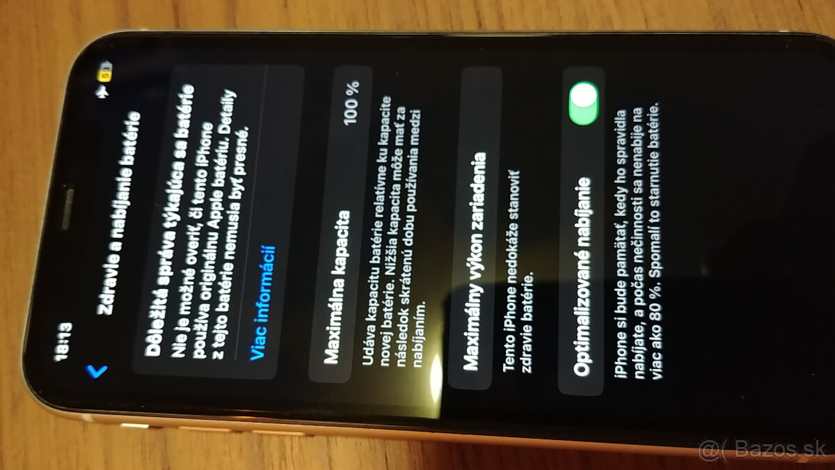 Predám repasovaný iPhone 11 white - 128gb - 6