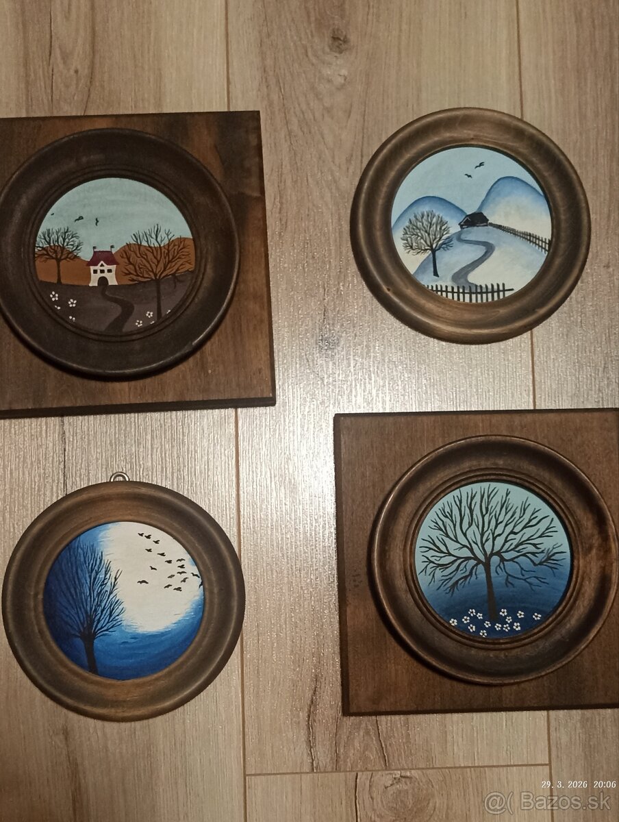 Miniatúry -tempera na plátne - 6