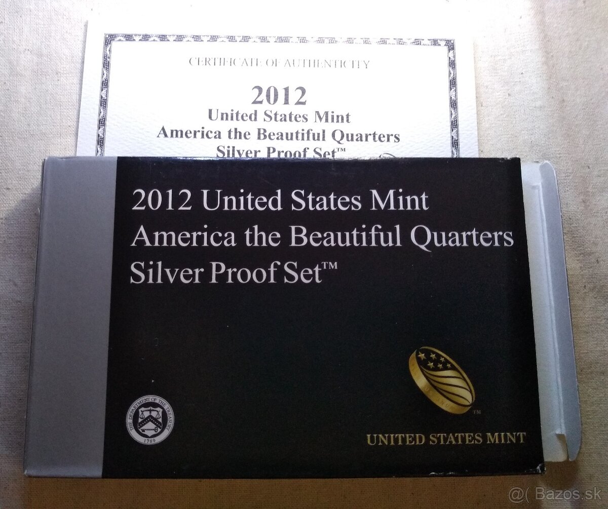 8x Strieborných proof sád "America the Beautiful" 2010-201 - 6