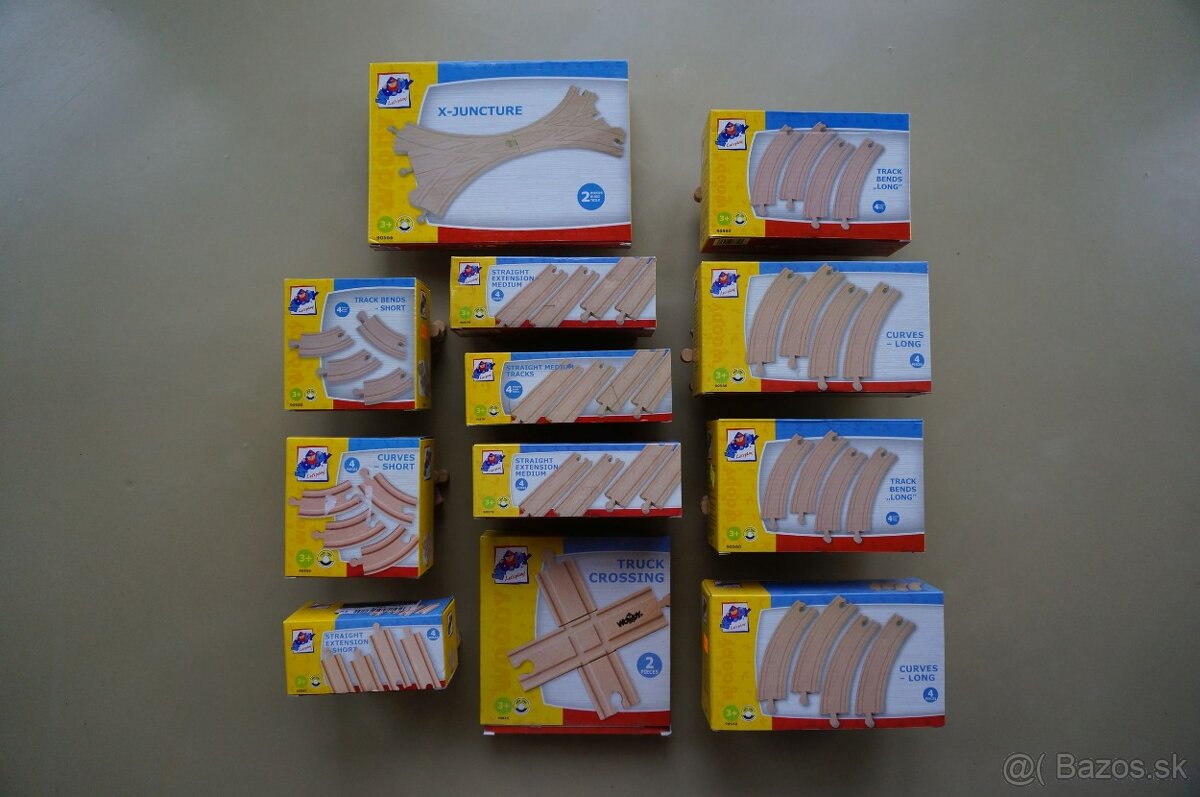 Drevená železnica s vláčikmi - 6