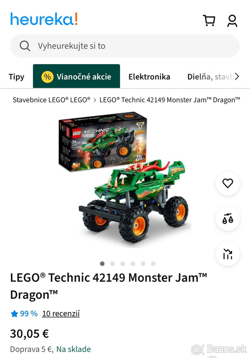 42149 Lego Technic – Monster Jam Dragon 2v1 - 6