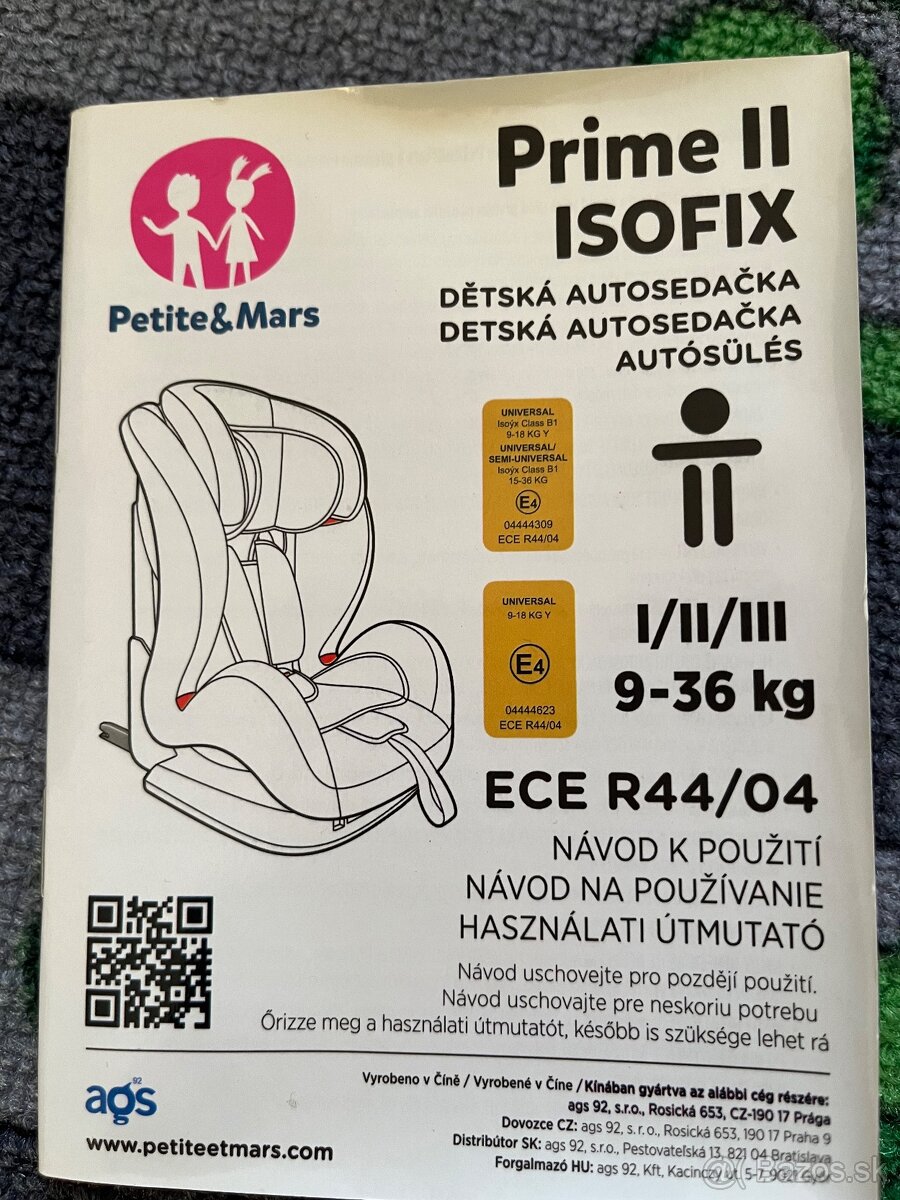 Autosedačka Petite&Mars ISOFIX - 6
