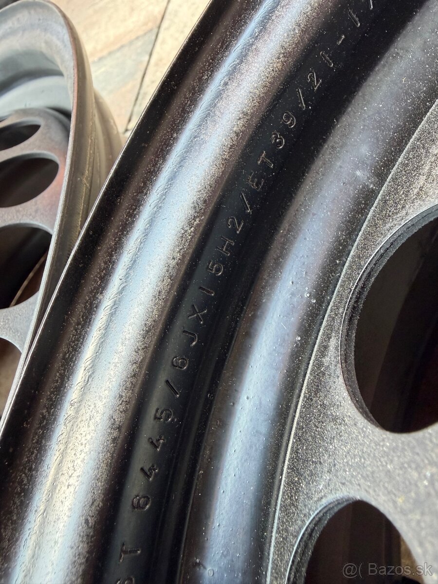 Plech. disky Opel R15, 4x100 - 6