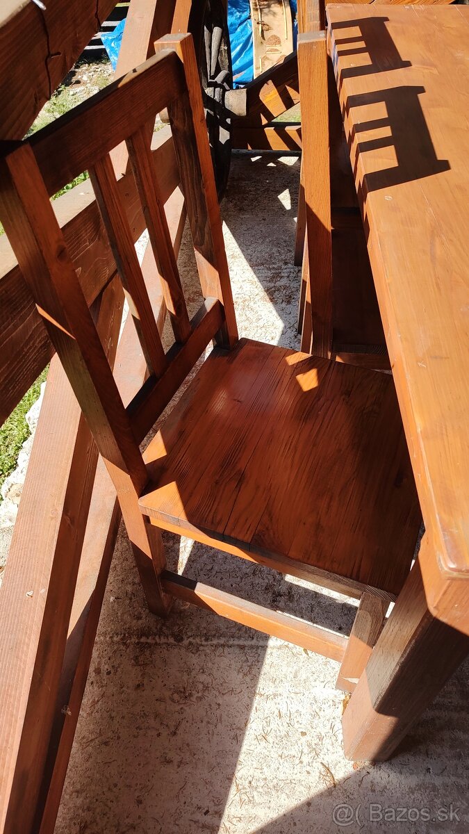 Stôl + stoličky - 6