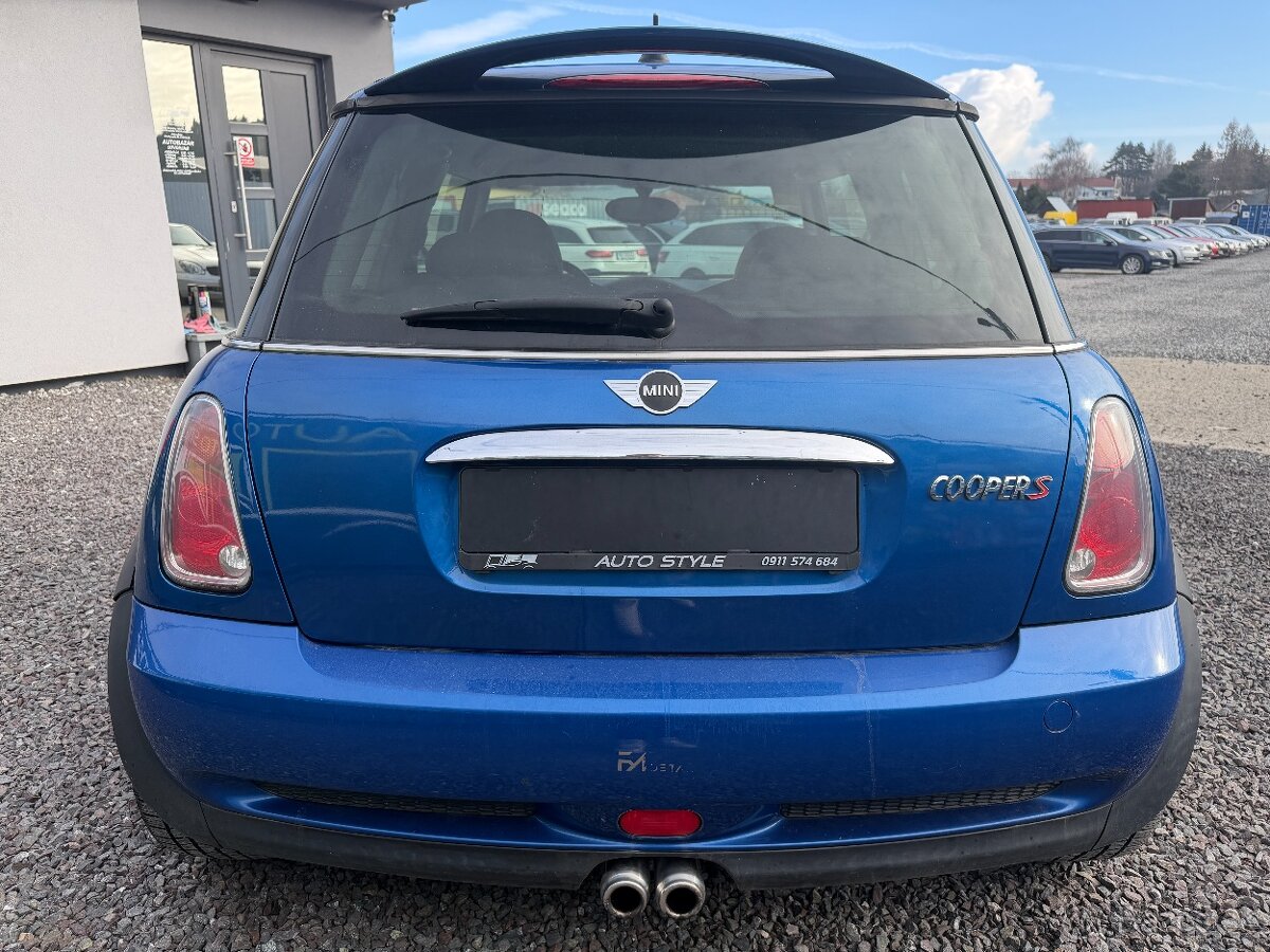 Mini Cooper S • 1.6 Benzín • 6-st. manuál • 4499 € - 6