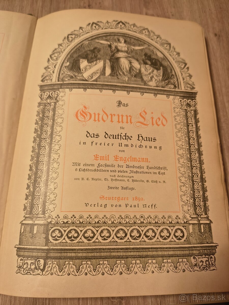 Starožitná Kniha 1892 - 6