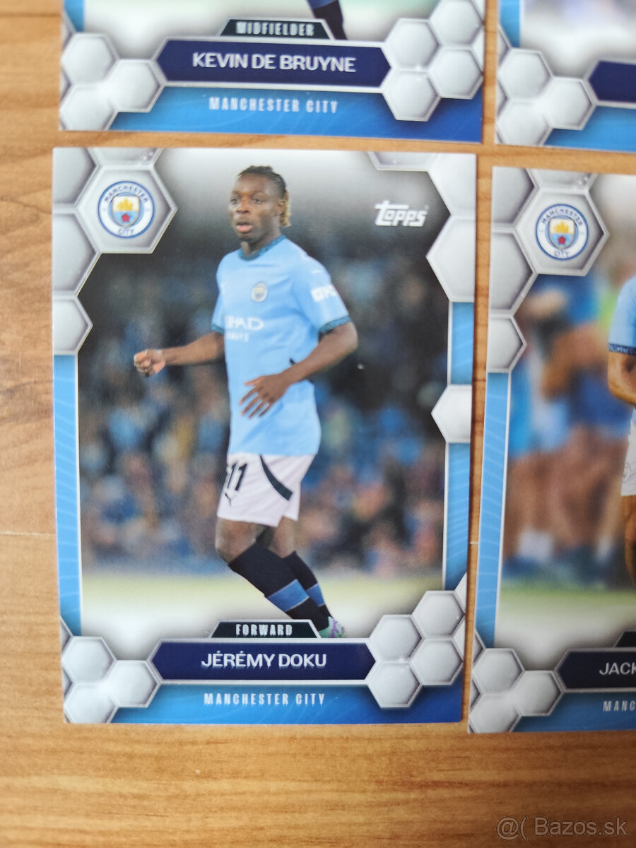 Futbalové kartičky - Manchester City - 6