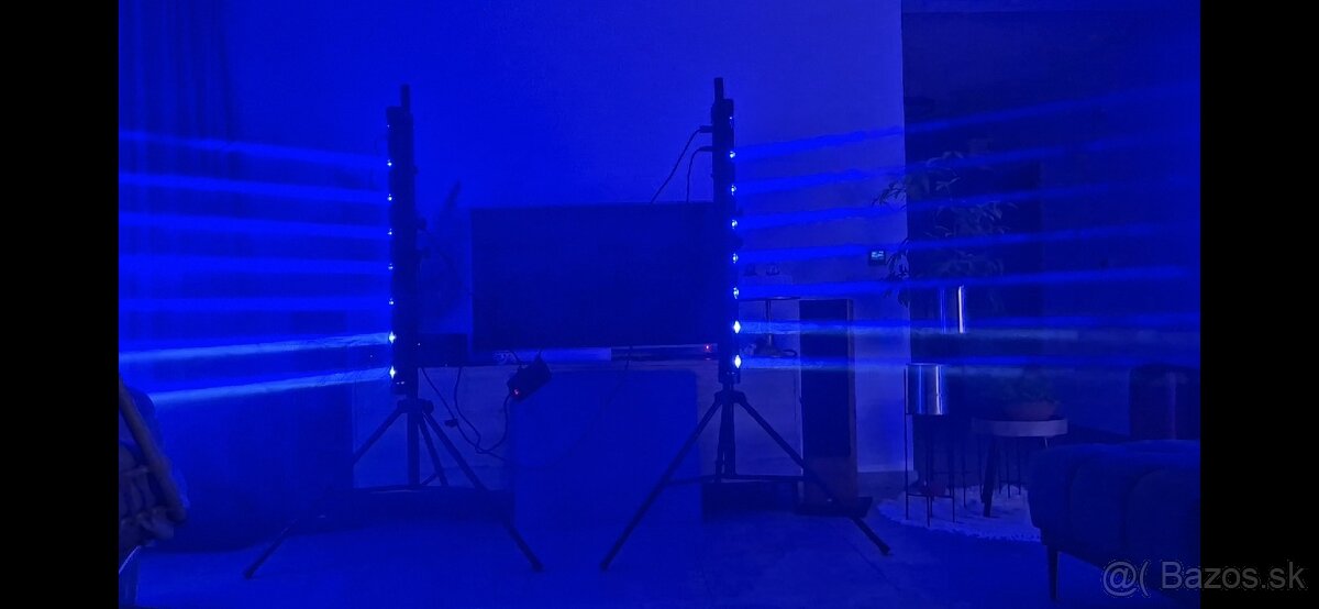 Predám moving led bar 8x10W RGBW - 6