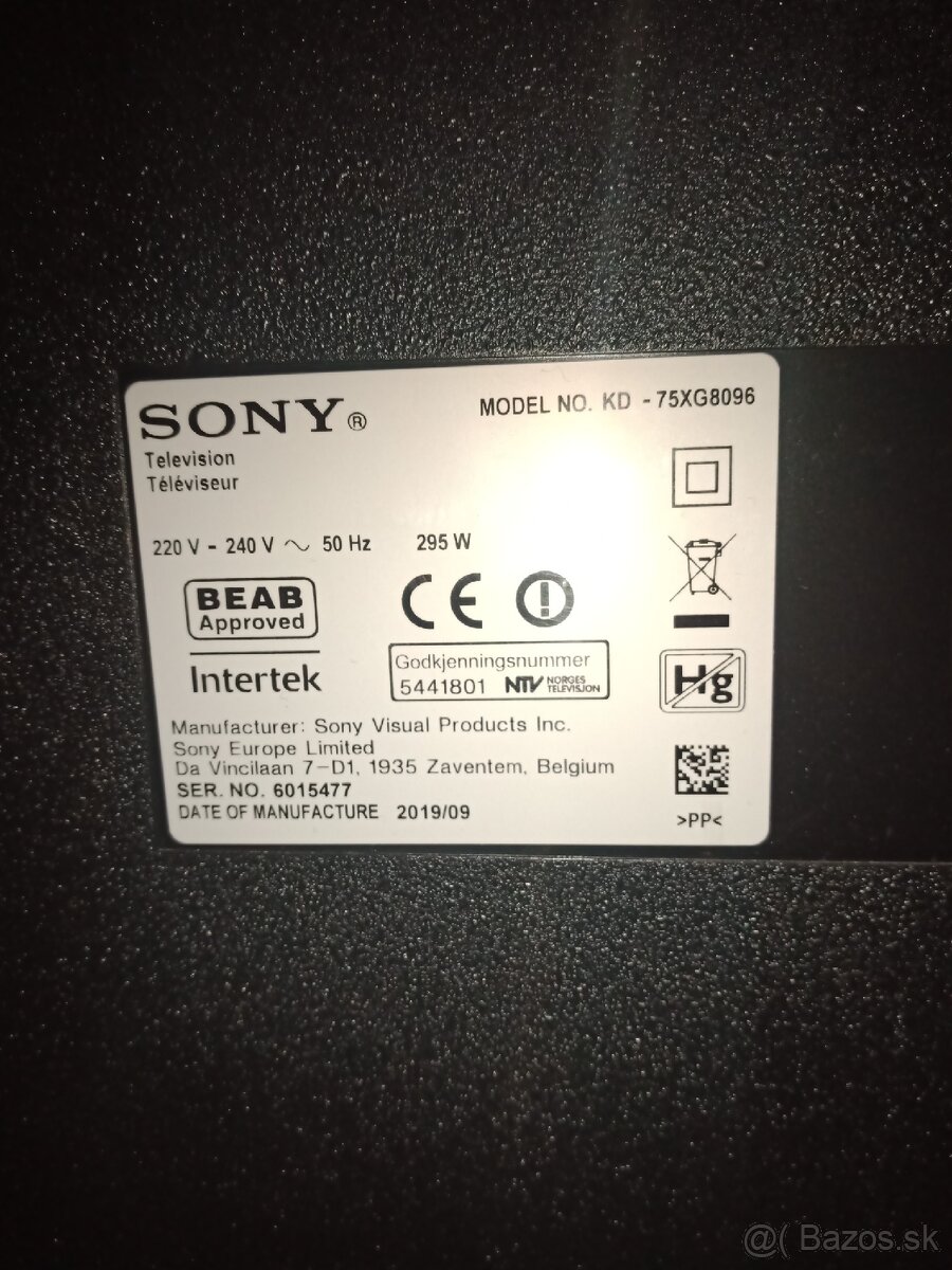 Sony KD-75XG8096 - 6