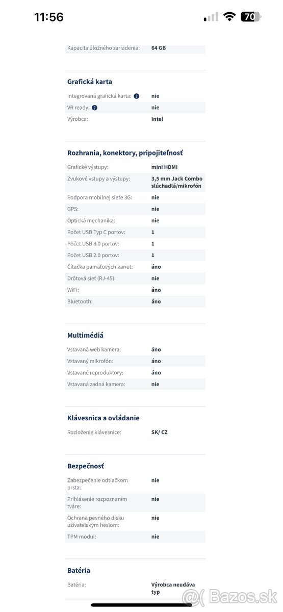 Predám Umax visionbook, cena 150€ - 6