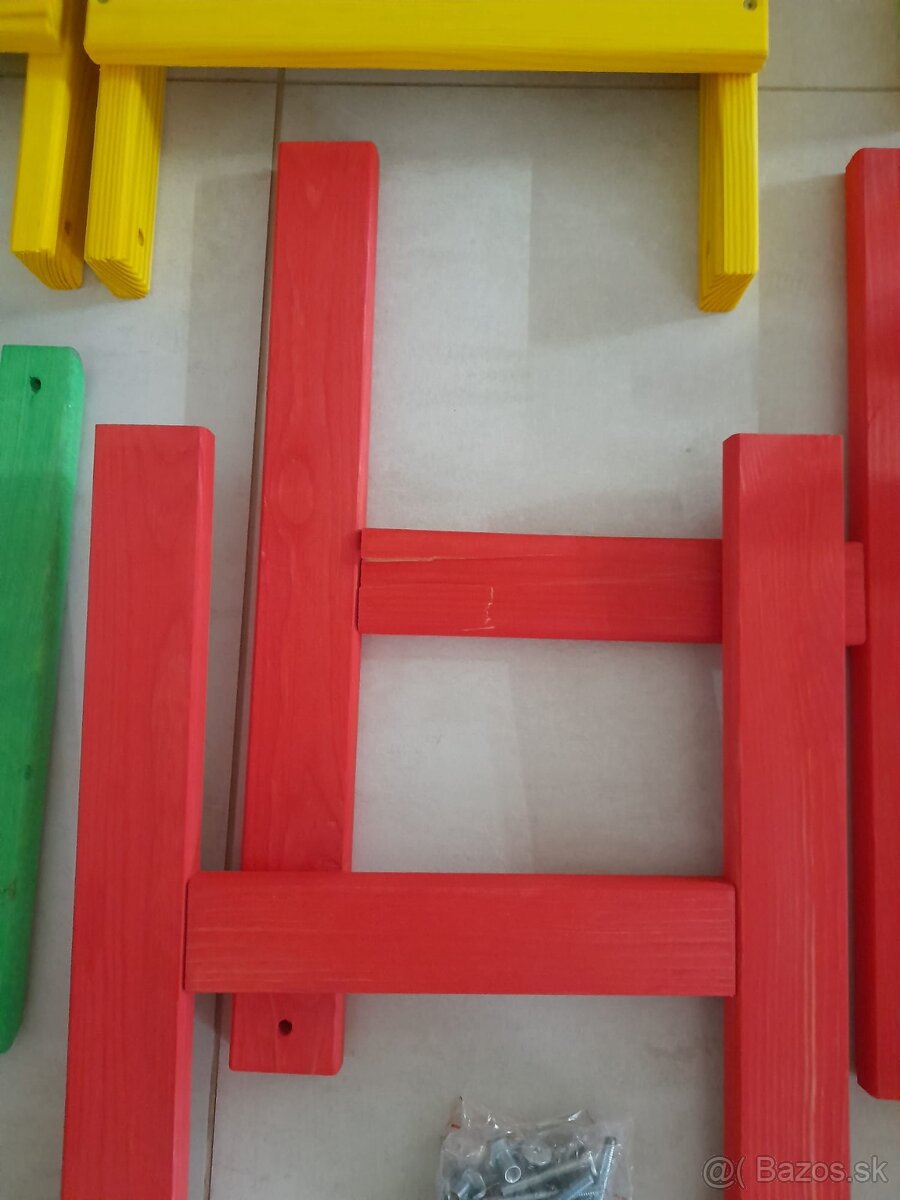 Detské drevené vonkajšie / vnútorné sedenie Dobar - 6