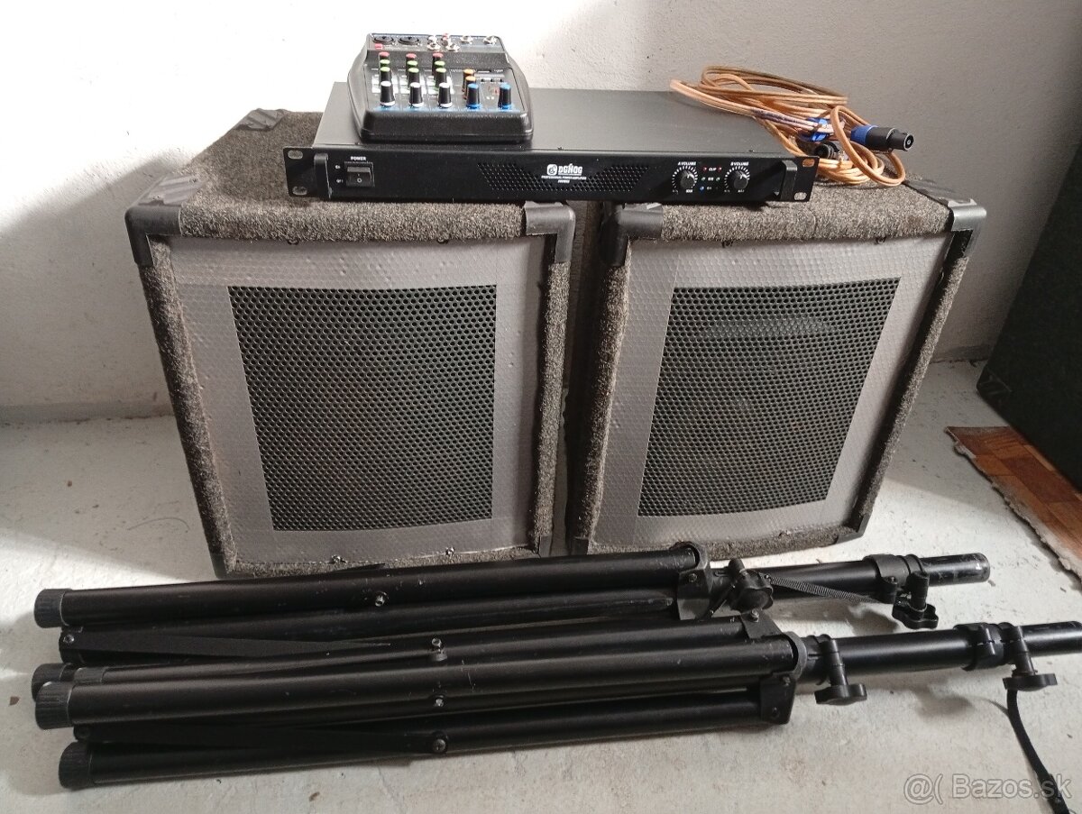 Dvojpásmové reprobedne 2x150W - 6