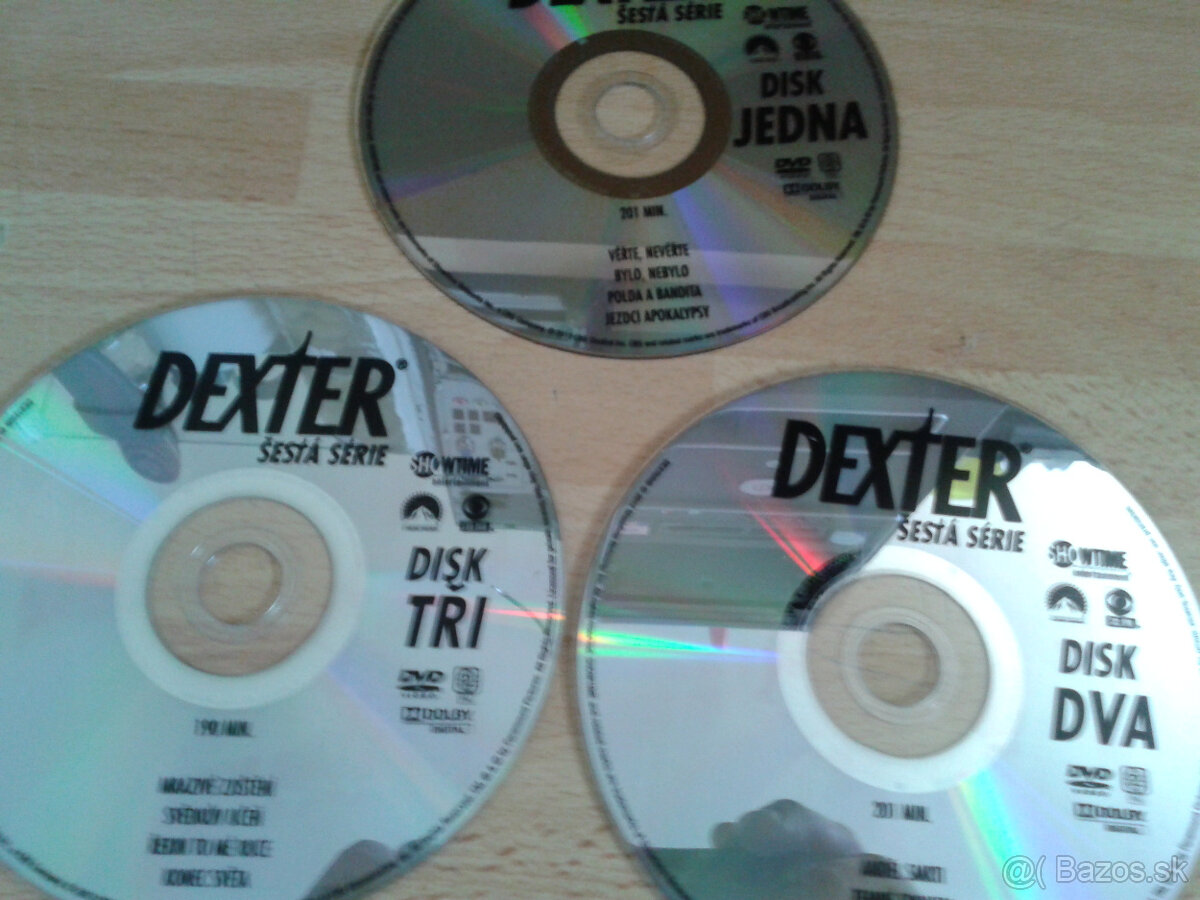 original dexter serial chyba len 1dvd+ine original dvd - 6