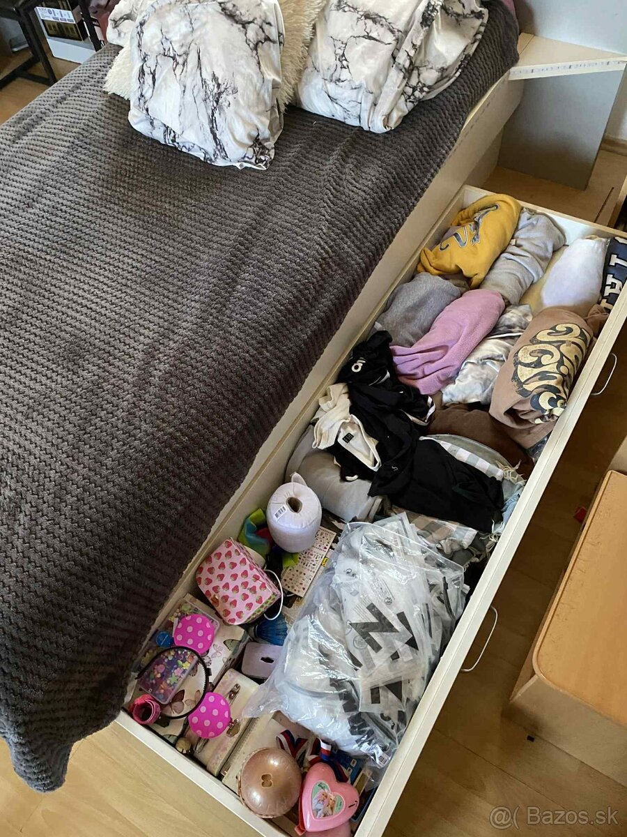 Posteľ 120/200 pre študentov ,masív - 6