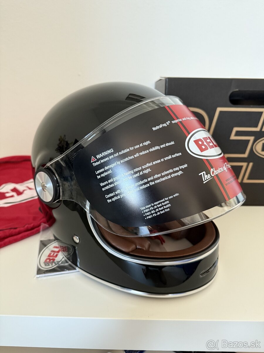 Prilba- Bell Bullitt gloss black - NOVÁ Veľkosť S - 6