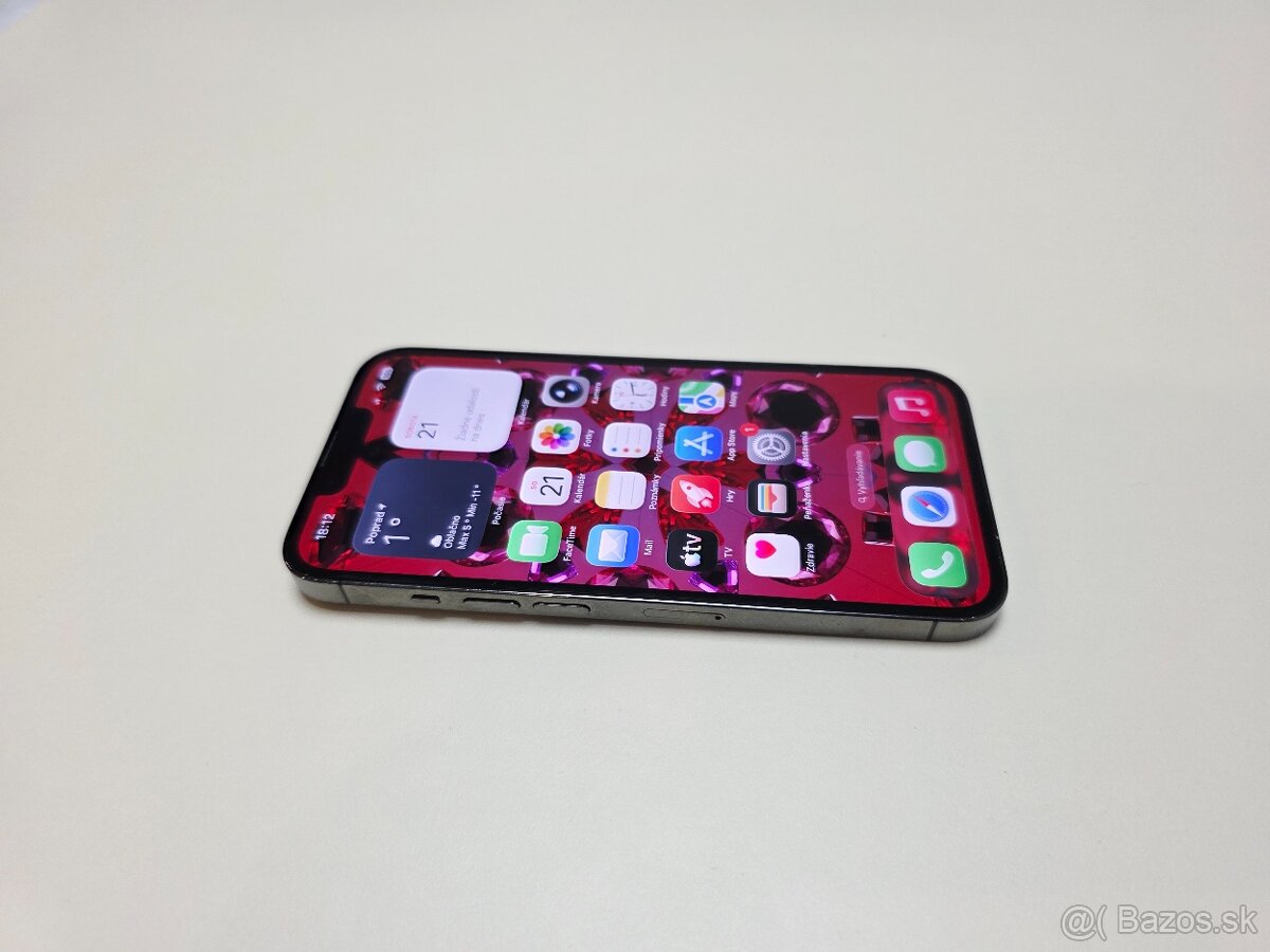 APPLE IPHONE 13 PRO 128GB GRAPHITE,BATERKA 100% TOP STAV - 6