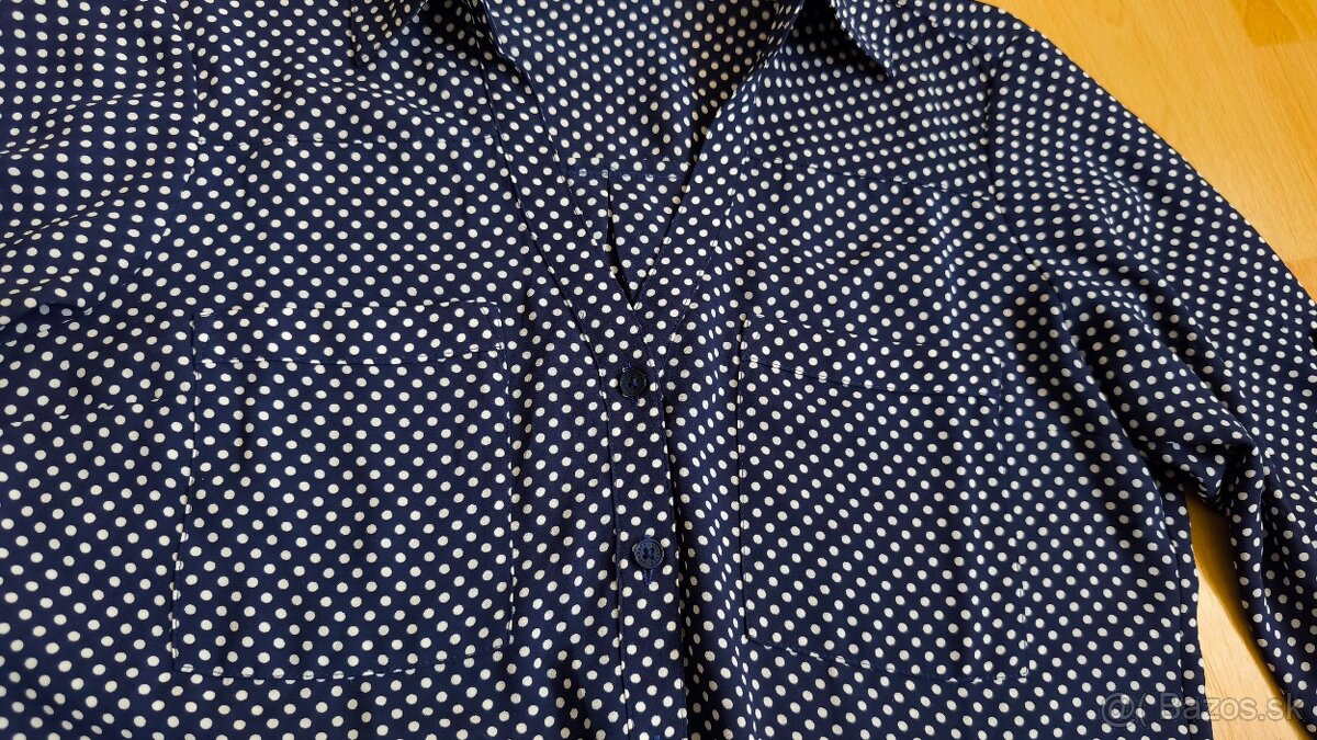 Dámska modrá blúzka - 6