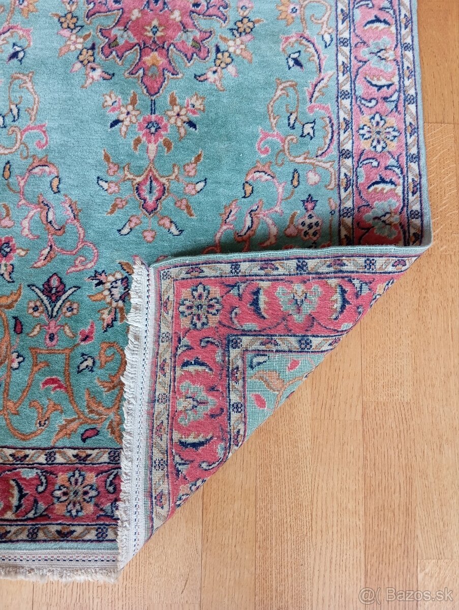 ⭐Nádherný perzský hodvábný koberec Nain 140x70⭐ - 6