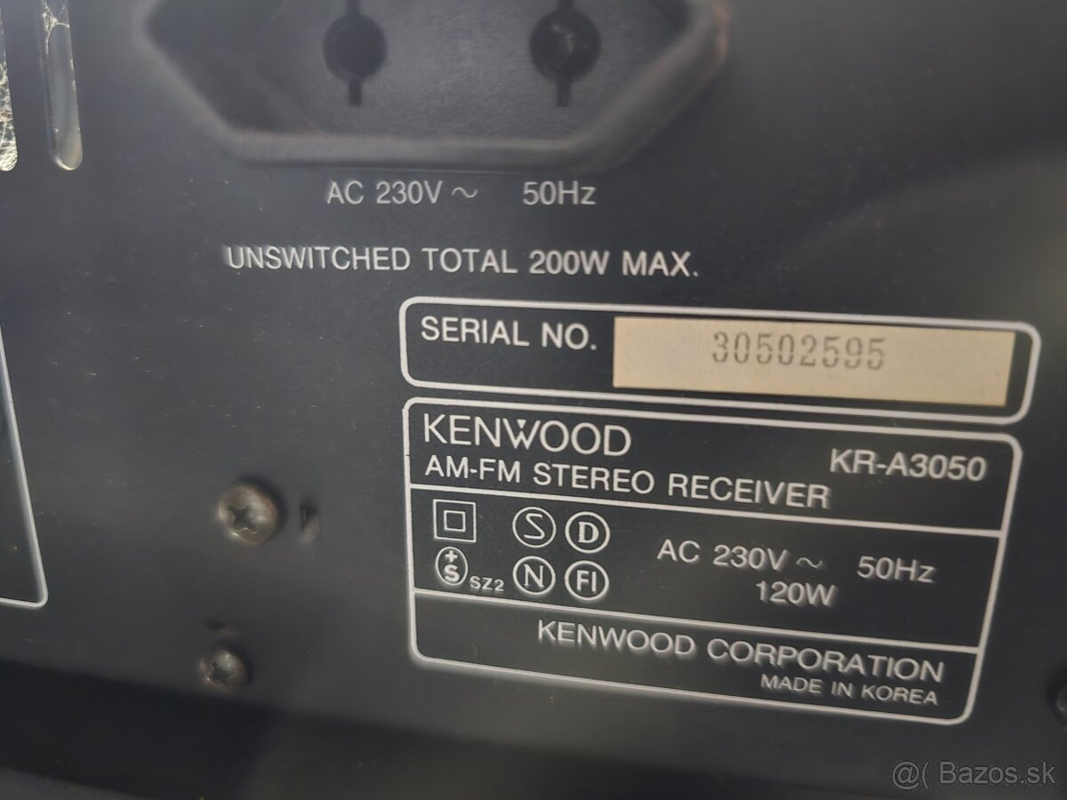 Kenwood KR-A3050 stereo receiver - 6