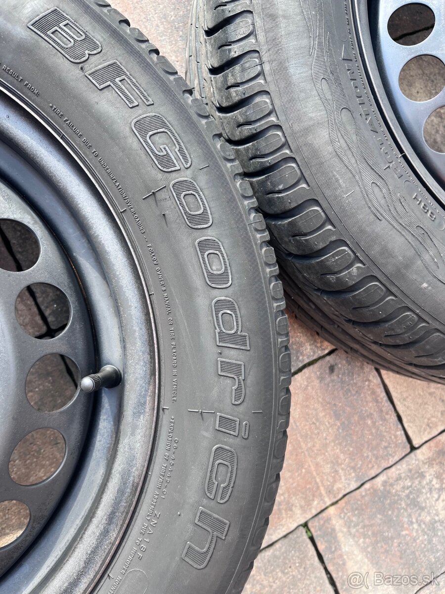 Plech. disky Opel R15, 4x100 - 6