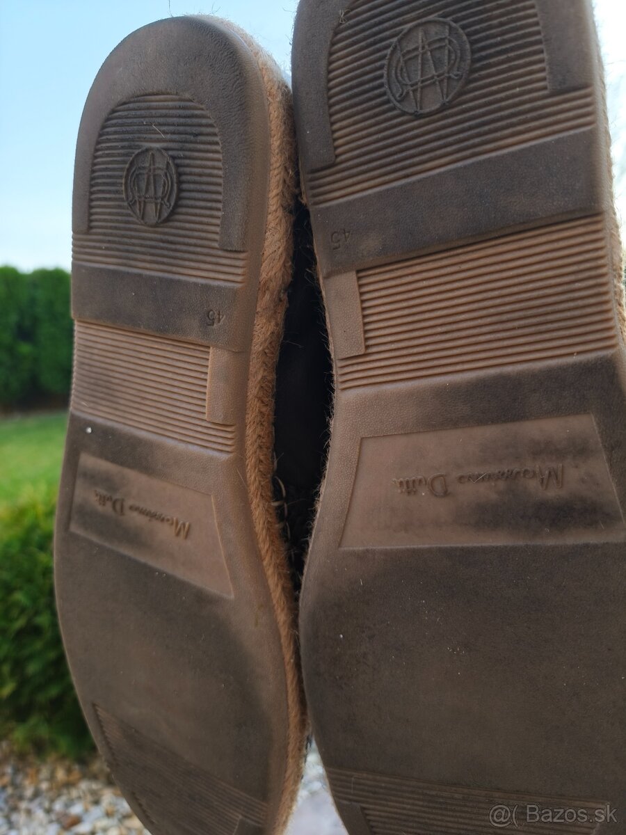 Pánske kožené espadrilky Massimo Dutti - 6