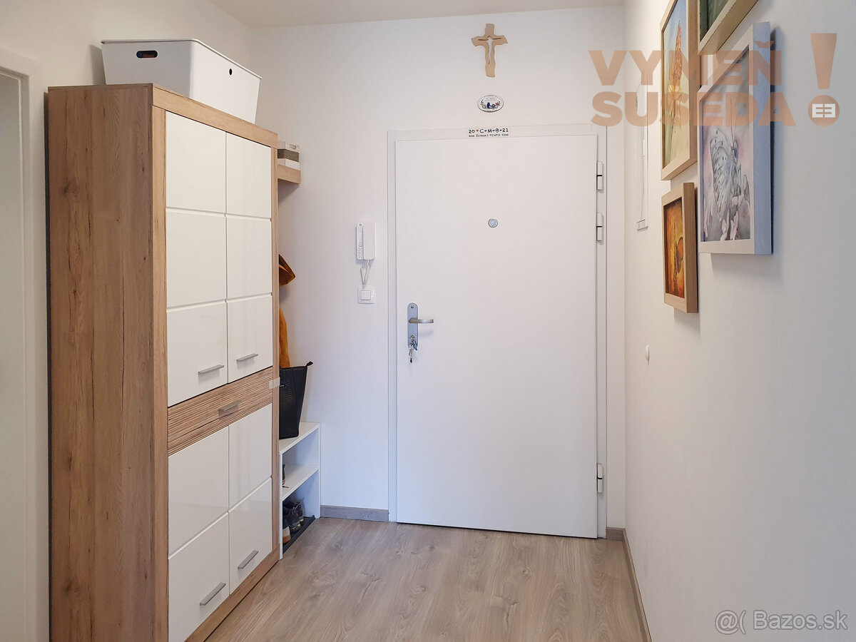 VYMEŇ SUSEDA - Výnimočný 2 IZB. BYT s balkónom, zariadená N - 6