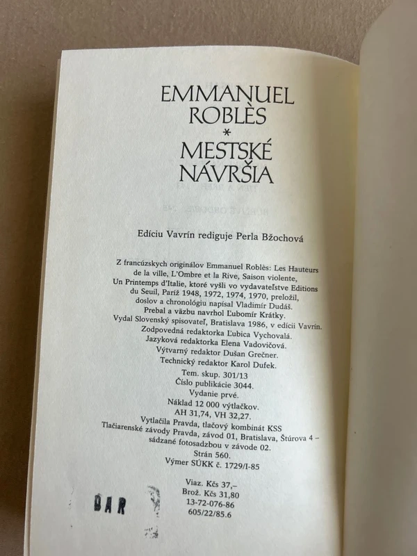 Mestské návršia - Emmanuel Roblès r.1986 - 6