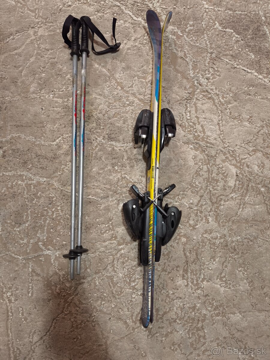 Detské lyže +palice - 6