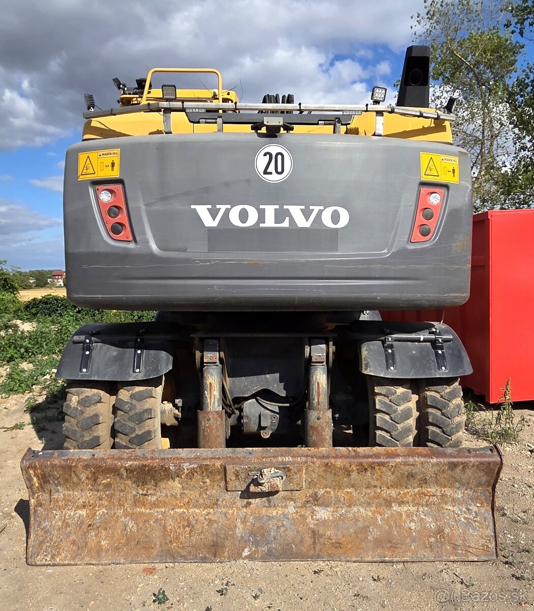 2014 bager 17t Volvo EW 140D vývody 4lopaty klima kamera - 6