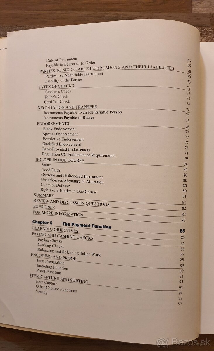 Principles of Banking - 6